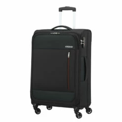American Tourister Heat Wave 4 Wheel Medium Suitcase - 68cm -Zime Luggage Sales 130668 1465 HEAT WAVE SPINNER 6825 TSA FRONT34 77712.1666783956