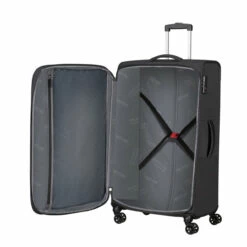 American Tourister Hyperspeed Expandable Large Suitcase - 80cm -Zime Luggage Sales 138995 1465 HYPERSPEED SPINNER 8030 TSA EXP INTERIOR 71695.1673355746