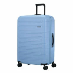 American Tourister Novastream 4 Wheel Expandable Suitcase - 77cm -Zime Luggage Sales 139277 8365 NOVASTREAM SPINNER 7728 TSA EXP FRONT34 39722.1695115896