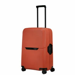 Samsonite Magnum Eco 4 Wheel Medium Suitcase - 69cm -Zime Luggage Sales 139846 0557 MAGNUM ECO SPINNER 6925 WHEEL HANDLE FULL 22053.1685546380