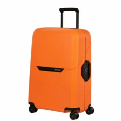 Samsonite Magnum Eco 4 Wheel Medium Suitcase - 69cm -Zime Luggage Sales 139846 0595 MAGNUM ECO SPINNER 6925 FRONT34 77549.1685546390