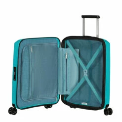 American Tourister Aerostep Expandable Cabin Suitcase - 55cm -Zime Luggage Sales 146819 A066 AEROSTEP SPINNER 5520 EXP TSA INTERIOR 95488.1672999690