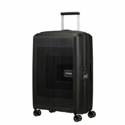 American Tourister Aerostep Expandable Medium Suitcase - 67cm -Zime Luggage Sales 146820 1041 AEROSTEP SPINNER 6724 EXP TSA FRONT34 31518.1673033888