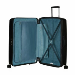 American Tourister Aerostep Expandable Large Suitcase - 77cm -Zime Luggage Sales 146821 1041 AEROSTEP SPINNER 7728 EXP TSA INTERIOR 42794.1673037447
