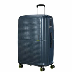 American Tourister Geopop 4 Wheel Large Suitcase - 77cm -Zime Luggage Sales 147022 1098 GEOPOP SPINNER 7728 TSA FRONT34 86598.1689321753