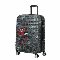 American Tourister Wavebreaker Marvel 4 Wheel Medium Suitcase - 67cm -Zime Luggage Sales 85671 A083 WAVEBREAKER DISNEY SPIN.6724 MARVEL FRONT34 90315.1696328420