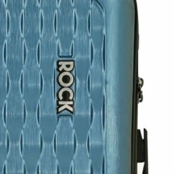 Rock Allure 4 Wheel Large Suitcase - 77cm -Zime Luggage Sales Allure Blue Logo 68524.1660128906