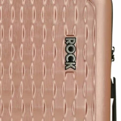 Rock Allure 4 Wheel Medium Suitcase - 68cm 26 Rock Allure 4 Wheel Medium Suitcase - 68cm -Zime Luggage Sales Allure Pink Logo 49151.1660129451