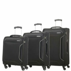 American Tourister Holiday Heat 3 Piece Luggage Set - 55cm, 67cm & 79cm -Zime Luggage Sales Black Set 68605.1674566548
