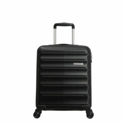 American Tourister Speedlink 3 Piece Luggage Set - 55cm, 67cm, & 77cm -Zime Luggage Sales Cabin Black Front 13870.1694091703