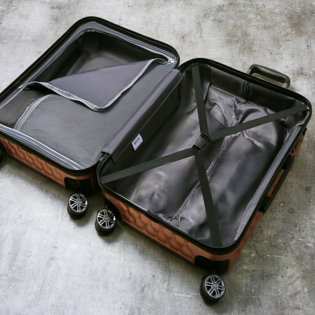 Rock Allure 4 Wheel Medium Suitcase - 68cm 8 Rock Allure 4 Wheel Medium Suitcase - 68cm - Image 8