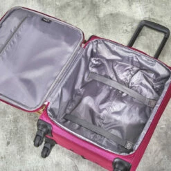 Rock Jewel 4 Wheel Large Suitcase - 80cm -Zime Luggage Sales Interior Jewel Pink TR 0207 PI 71794.1673948309