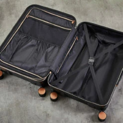 Rock Mayfair 4 Wheel Expandable Medium Suitcase - 65cm 16 Rock Mayfair 4 Wheel Expandable Medium Suitcase - 65cm -Zime Luggage Sales Interior Mayfair Black TR 0238 21638.1686734105.1280.1280 76387.1686734552