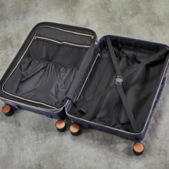 Rock Mayfair 4 Wheel Expandable Medium Suitcase - 65cm 26 Rock Mayfair 4 Wheel Expandable Medium Suitcase - 65cm -Zime Luggage Sales Interior Mayfair Navy TR 0238 14251.1686734106.1280.1280 39873.1686734552