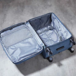 Rock Rocklite DLX 4 Wheel Cabin Suitcase - 54cm -Zime Luggage Sales Interior Rocklite DLX Denim Blue TR 0243 68813.1686843933