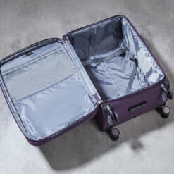 Rock Rocklite DLX 4 Wheel Expandable Large Suitcase - 78cm -Zime Luggage Sales Interior Rocklite DLX Purple TR 0243 11676.1686843933.1280.1280 96038.1686844532.1280.1280 37989.1686845244