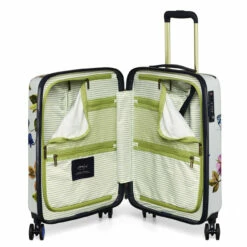 Joules Hard Side 4 Wheel Cabin Suitcase - 54cm 31 Joules Hard Side 4 Wheel Cabin Suitcase - 54cm -Zime Luggage Sales JLH0103 106 Joules Cabin Case Spring Wood Botanical 3 13135.1691572858