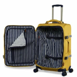 Joules Coast 4 Wheel Medium Suitcase - 66cm 21 Joules Coast 4 Wheel Medium Suitcase - 66cm -Zime Luggage Sales JLS5002 003 Medium Trolley Case 4W Antique Gold 3 49454.1695122798