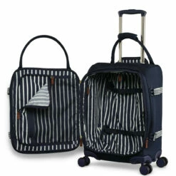 Joules Coast 4 Wheel Cabin Suitcase - 54cm 30 Joules Coast 4 Wheel Cabin Suitcase - 54cm -Zime Luggage Sales JLS5003 002 Cabin Trolley Case 4W French Navy 3 79853.1695121076