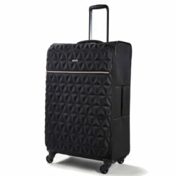 Rock Jewel 4 Wheel Large Suitcase - 80cm -Zime Luggage Sales Large Suitcase Jewel Black TR 0207 BL 5 28228.1673948299