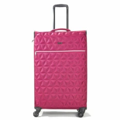 Rock Jewel 4 Wheel Large Suitcase - 80cm -Zime Luggage Sales Large Suitcase Jewel Pink TR 0207 PI 33188.1673948300