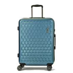 Rock Allure 4 Wheel Medium Suitcase - 68cm 28 Rock Allure 4 Wheel Medium Suitcase - 68cm -Zime Luggage Sales Medium Suitcase Allure Blue TR 0192 BU Front copy 56636.1660129451