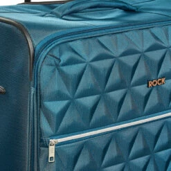 Rock Jewel 4 Wheel Large Suitcase - 80cm -Zime Luggage Sales Pocket Jewel Blue TR 0207 BU 15301.1673948311