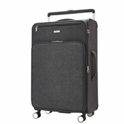 Rock Rocklite DLX 4 Wheel Expandable Large Suitcase - 78cm -Zime Luggage Sales Rock Rocklite DLX TR 0243 L Charcoal 2 16047.1686845250