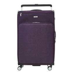 Rock Rocklite DLX 4 Wheel Expandable Large Suitcase - 78cm -Zime Luggage Sales Rock Rocklite DLX TR 0243 L Purple 1 68593.1686845250