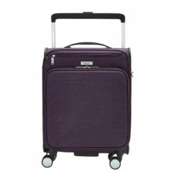 Rock Rocklite DLX 4 Wheel Cabin Suitcase - 54cm -Zime Luggage Sales Rock Rocklite DLX TR 0243 S Purple 1 19385.1686843937