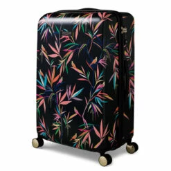 Sara Miller 4 Wheel Large Suitcase - 77cm 22 Sara Miller 4 Wheel Large Suitcase - 77cm -Zime Luggage Sales SMH0101 007 Sara Miller Large 4W Trolley Black Bamboo 2 21659.1695398998