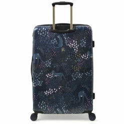 Sara Miller 4 Wheel Large Suitcase - 77cm 39 Sara Miller 4 Wheel Large Suitcase - 77cm -Zime Luggage Sales SMH0101 010 Sara Miller Large 4W Trolley Midnight Leopard 4 81013.1695399039