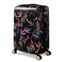Sara Miller 4 Wheel Medium Suitcase - 67cm -Zime Luggage Sales SMH0102 007 Sara Miller Medium 4W Trolley Black Bamboo 2 19253.1695399327