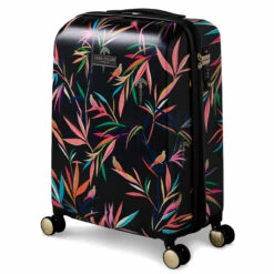 Sara Miller 4 Wheel Cabin Suitcase - 54cm -Zime Luggage Sales SMH0103 008 Sara Miller Small 4W Trolley Black Bamboo 2 80952.1695400026