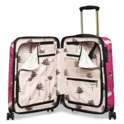 Sara Miller 4 Wheel Cabin Suitcase - 54cm -Zime Luggage Sales SMH0103 008 Sara Miller Small 4W Trolley Pink Heron 3 39345.1695400027