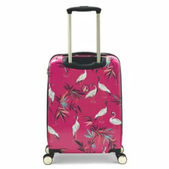 Sara Miller 4 Wheel Cabin Suitcase - 54cm -Zime Luggage Sales SMH0103 008 Sara Miller Small 4W Trolley Pink Heron 4 98271.1695400026