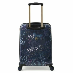 Sara Miller 4 Wheel Cabin Suitcase - 54cm -Zime Luggage Sales SMH0103 010 Sara Miller Small 4W Trolley Midnight Leopard 4 83434.1695400058