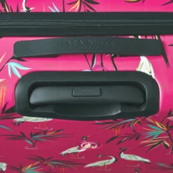 Sara Miller 4 Wheel Large Suitcase - 77cm 34 Sara Miller 4 Wheel Large Suitcase - 77cm -Zime Luggage Sales Sara Miller Pink Heron top handle 09192.1695398998