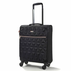 Rock Jewel 4 Wheel Cabin Suitcase - 55cm -Zime Luggage Sales Small Cabin Suitcase Jewel Black TR 0207 BL 5 71142.1673945940