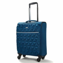 Rock Jewel 4 Wheel Cabin Suitcase - 55cm -Zime Luggage Sales Small Cabin Suitcase Jewel Blue TR 0207 BU 5 61250.1673945942