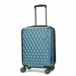 Rock Allure 4 Wheel Cabin Suitcase - 56cm -Zime Luggage Sales Small Suitcase Allure Blue TR 0192 BU Main copy 37500.1660128477