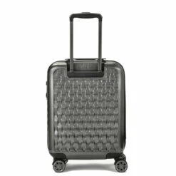 Rock Allure 4 Wheel Cabin Suitcase - 56cm -Zime Luggage Sales Small Suitcase Allure Charcoal TR 0192 CH Back copy 65668.1660128431