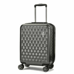 Rock Allure 4 Wheel Cabin Suitcase - 56cm -Zime Luggage Sales Small Suitcase Allure Charcoal TR 0192 CH Main copy 34503.1660128431