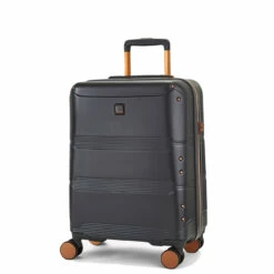 Rock Mayfair 4 Wheel Cabin Suitcase - 54cm -Zime Luggage Sales Small Suitcase Mayfair Charcoal TR 0238 Main 05942.1686734098