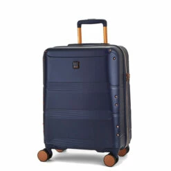 Rock Mayfair 4 Wheel Cabin Suitcase - 54cm -Zime Luggage Sales Small Suitcase Mayfair Navy TR 0238 Main 2 60156.1686734098