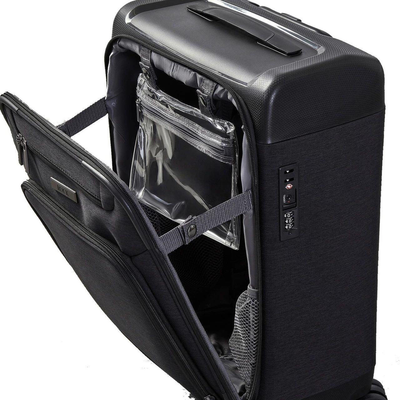 Rock Parker 4 Wheel Cabin Suitcase - 54cm 8 Rock Parker 4 Wheel Cabin Suitcase - 54cm - Image 8