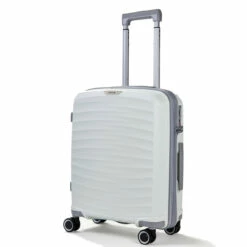 Rock Sunwave 4 Wheel Exp Cabin Suitcase - 54cm 22 Rock Sunwave 4 Wheel Exp Cabin Suitcase - 54cm -Zime Luggage Sales TR 0212 WH S 3 19291.1661262765
