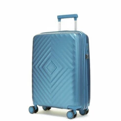 Rock Infinity 4 Wheel Cabin Suitcase - 54cm -Zime Luggage Sales blue s01 copy 95143.1686819984