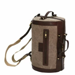 Felda Canvas Barrel Backpack/Travel Bag 17 Felda Canvas Barrel Backpack/Travel Bag -Zime Luggage Sales i500 4 18045.1683816419