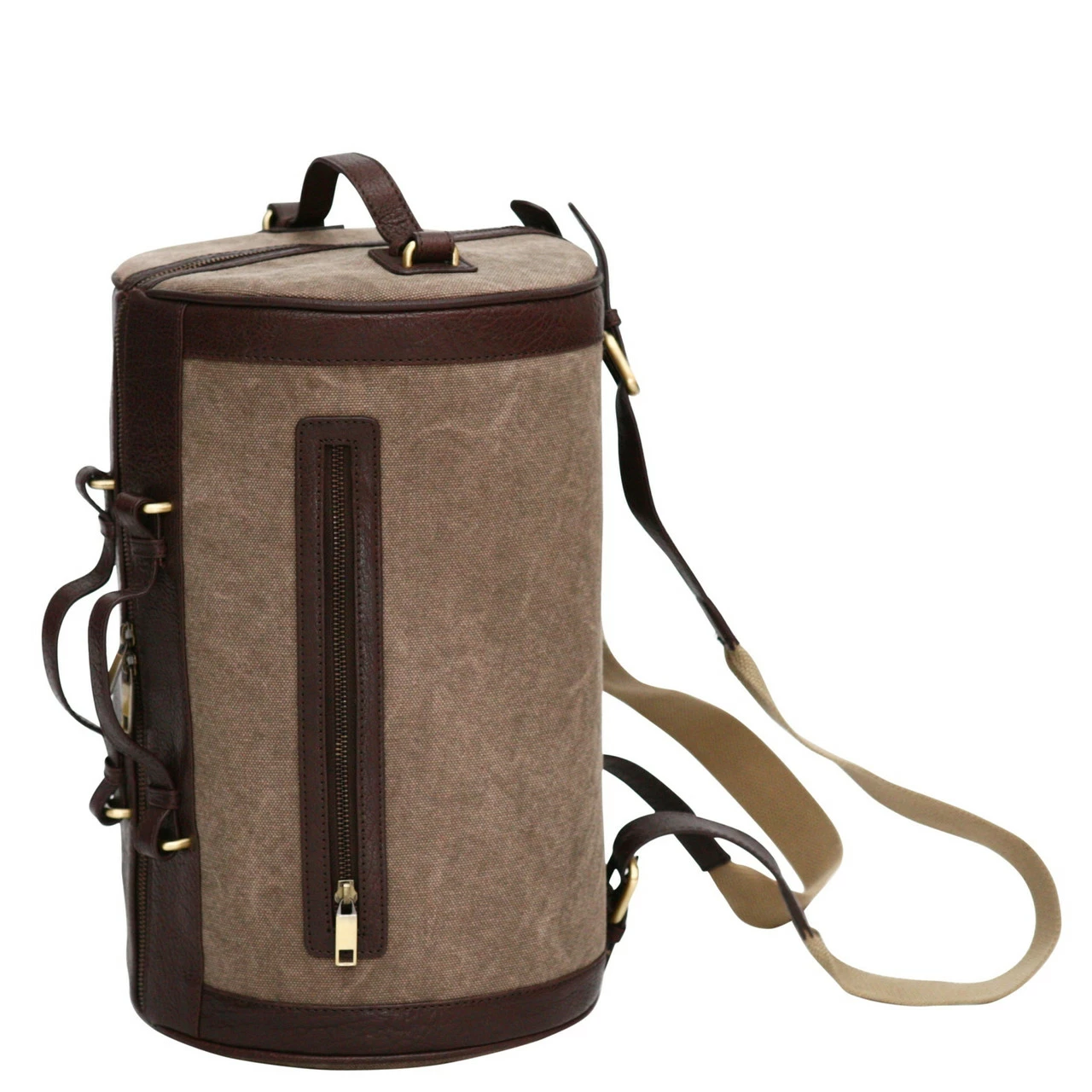 Felda Canvas Barrel Backpack/Travel Bag 10 Felda Canvas Barrel Backpack/Travel Bag - Image 10